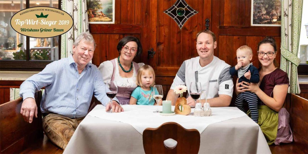 Gasthof Gruener Baum Kirchberg am Wechsel Bagian luar foto
